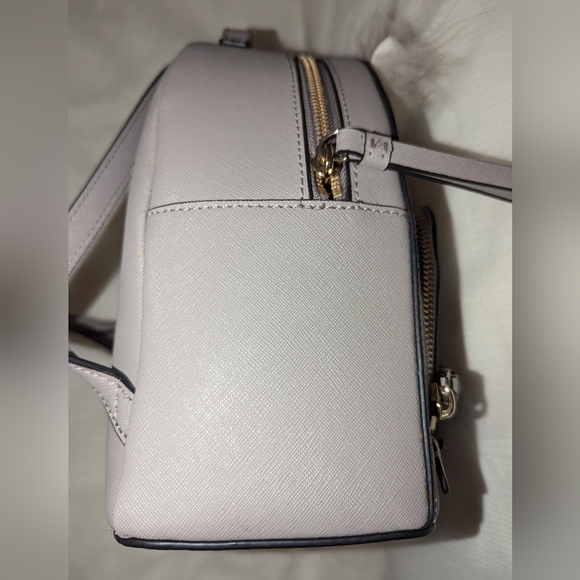 Kate Spade Star Bright Owl Tomi Grey Leather Backpack LNC - Picture 5 of 9